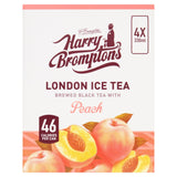 Harry Brompton's London Ice Tea Brewed Black Tea with Peach 4x330ml