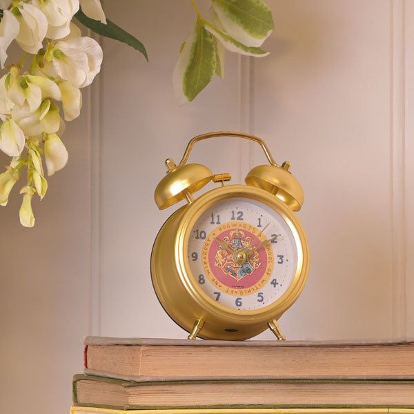 Harry Potter Charms Alarm Clock - Hogwarts Crest