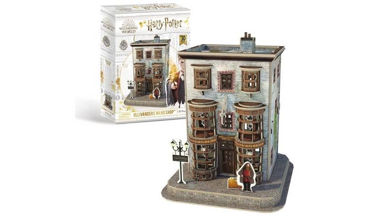 Harry Potter Diagon Alley Olivanders 3D Model Kit Puzzle