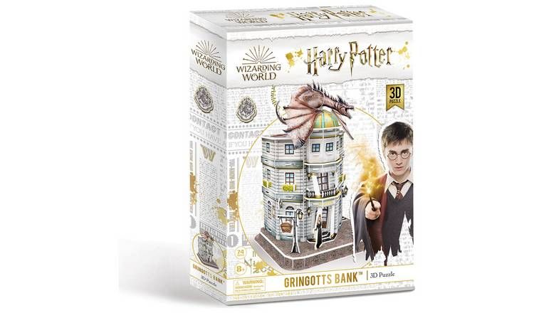 Harry Potter Diagon Ally Gringotts Bank 3D Model Kit Puzzle