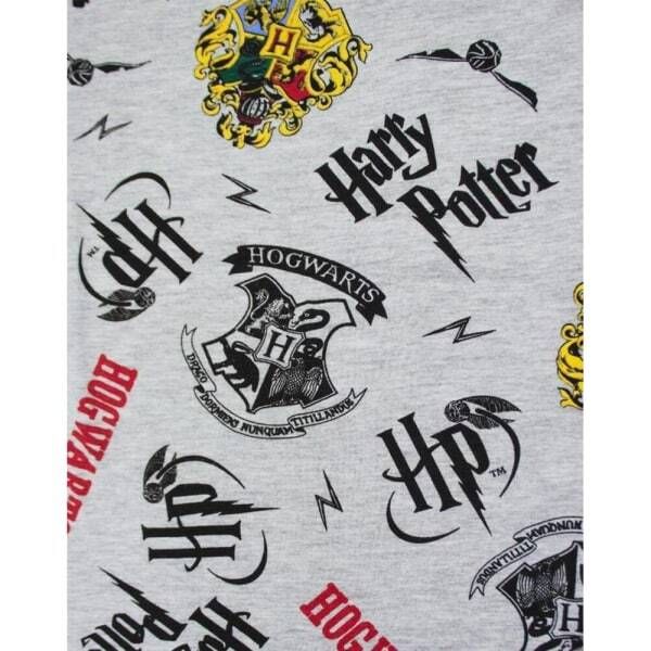 Harry Potter Mens Hogwarts Crest Lounge Pants (M)