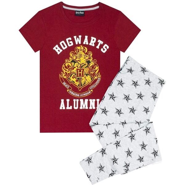 Harry Potter Womens Alumni Hogwarts Pyjama Set (L)