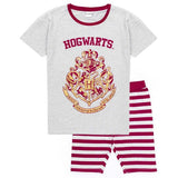 Harry Potter Womens Hogwarts Crest Short Pyjama Set (S)