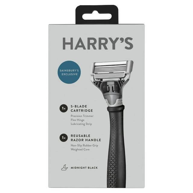 Harry&amp;rsquo;s Men&amp;rsquo;s 5 Blade Razor Midnight Black