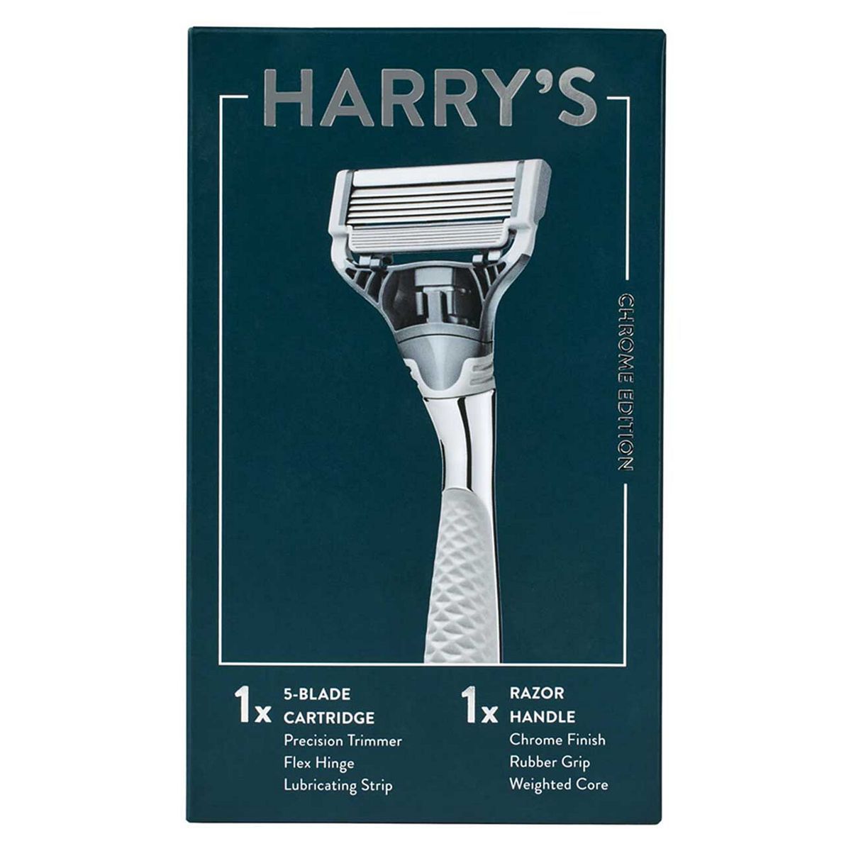 Harry&amp;rsquo;s Men's Chrome Edition Razor and Blade