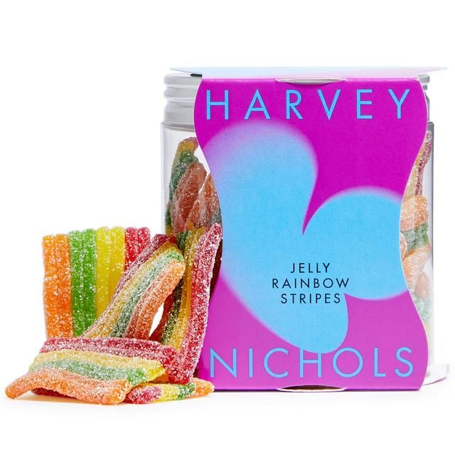 Harvey Nichols Rainbow Stripes Jelly Sweets     175g