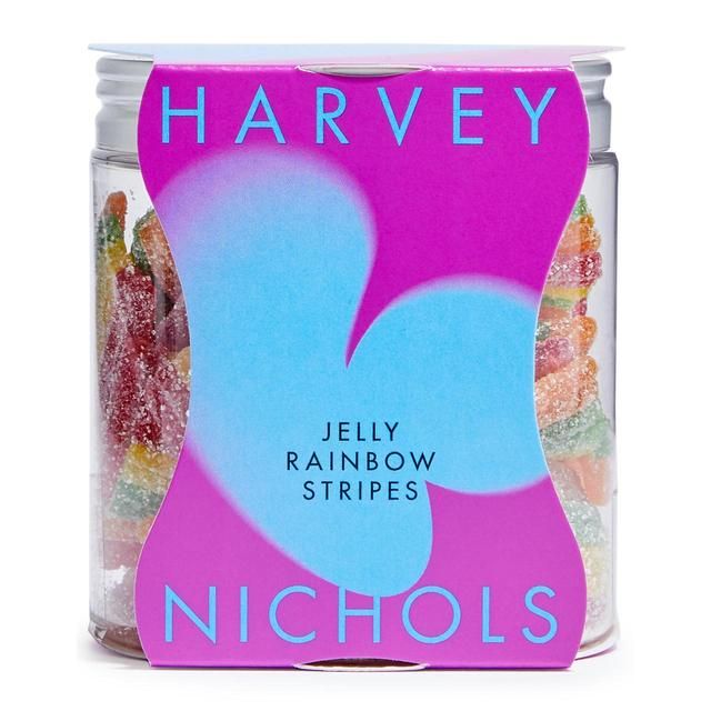 Harvey Nichols Rainbow Stripes Jelly Sweets     175g