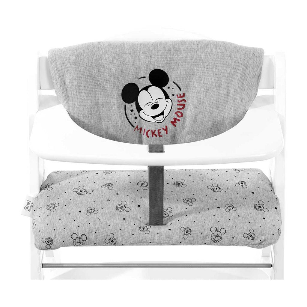 Hauck Disney Alpha Highchair Pad Deluxe - Mickey Mouse Grey