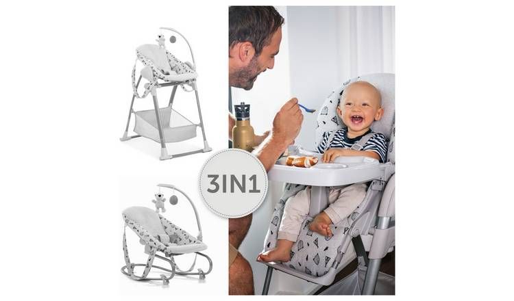 Hauck Sit N Relax 3 in 1 Highchair - Nordic Grey