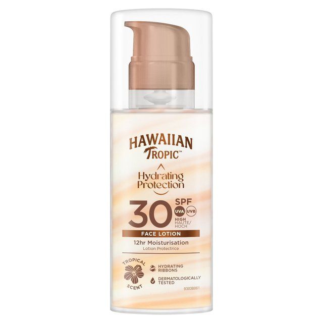 Hawaiian Tropic Face SPF 30 Sun Cream   50ml