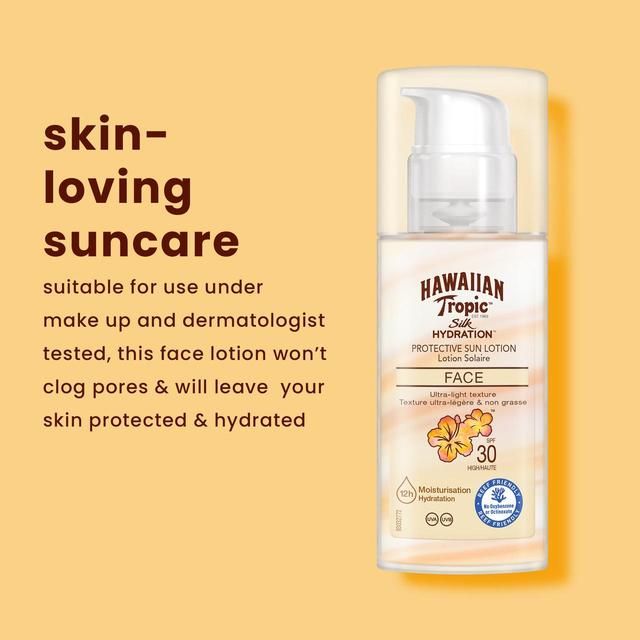 Hawaiian Tropic Face SPF 30 Sun Cream   50ml