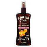 Hawaiian Tropic Glowing Protection Sunscreen Dry Oil SPF 15 200ml