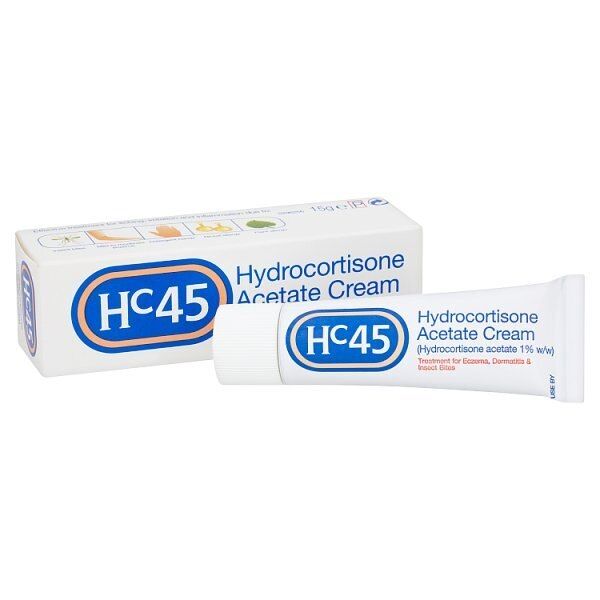 Hc45 Hydrocortisone Cream 15g