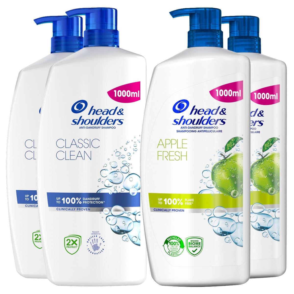 Head and Shoulders Classic Clean &amp;amp; Apple, 2 x 1L