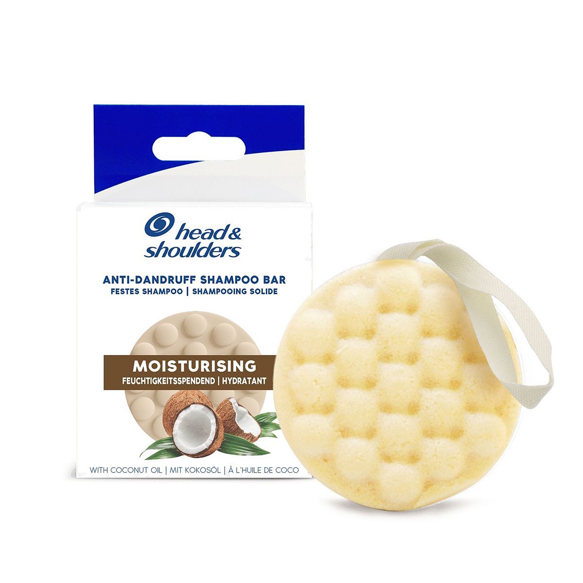 Head &amp;amp; Shoulders Anti-Dandruff Solid Shampoo Bar, With Coconut Oil, 70g