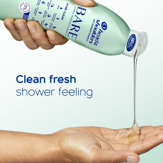 Head & Shoulders Bare Pure Clean Shampoo   400ml