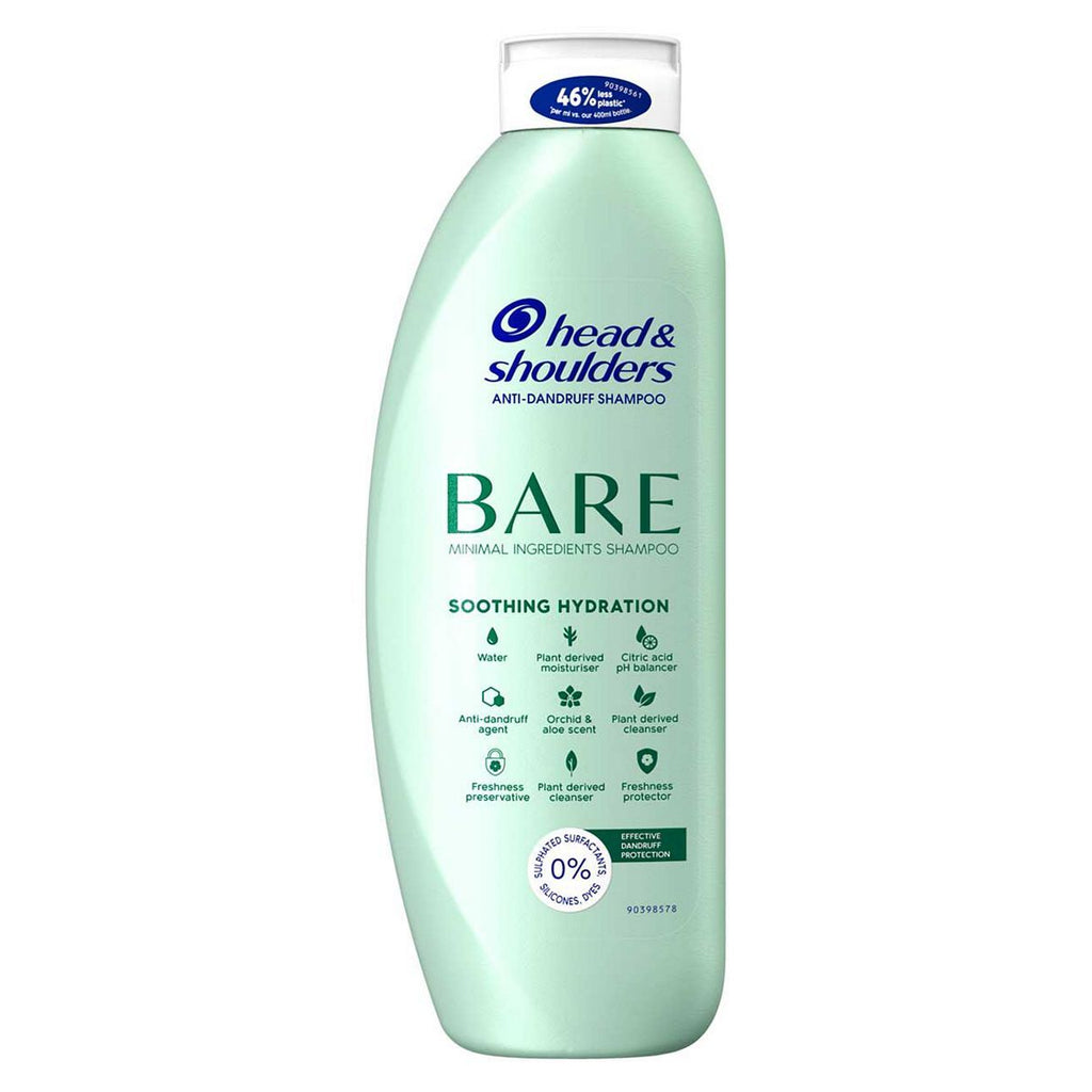 Head & Shoulders Bare Soothing Hydration Anti-Dandruff Shampoo 400ml