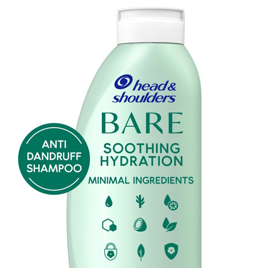 Head &amp;amp; Shoulders Bare Soothing Hydration Anti-dandruff Shampoo. Minimal Ingredients. 400 ml