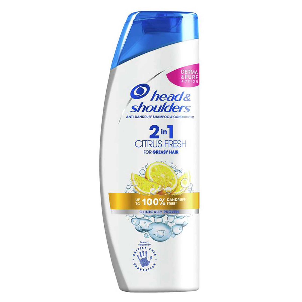 Head &amp;amp; Shoulders Citrus Fresh 2in1 Anti Dandruff Shampoo And Conditioner For Greasy Hair 400ml