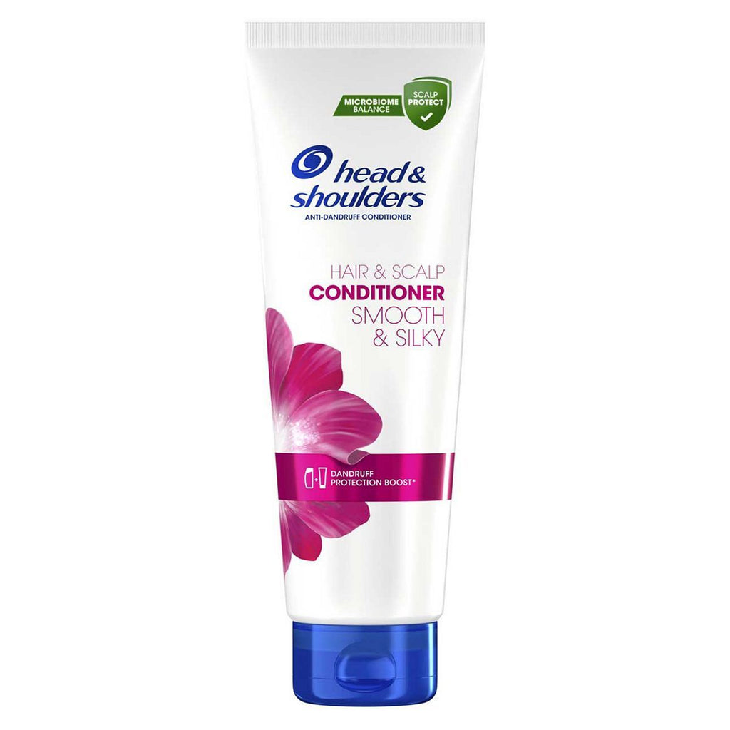 Head & Shoulders Smooth & Silky Anti-Dandruff Scalp & Hair Conditioner, Dandruff Protection Boost