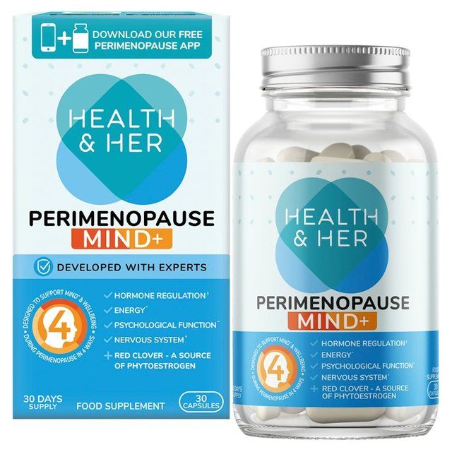 Health &amp;amp; Her Perimenopause Mind+ Multi-nutrient Supplement Capsules   30 per pack