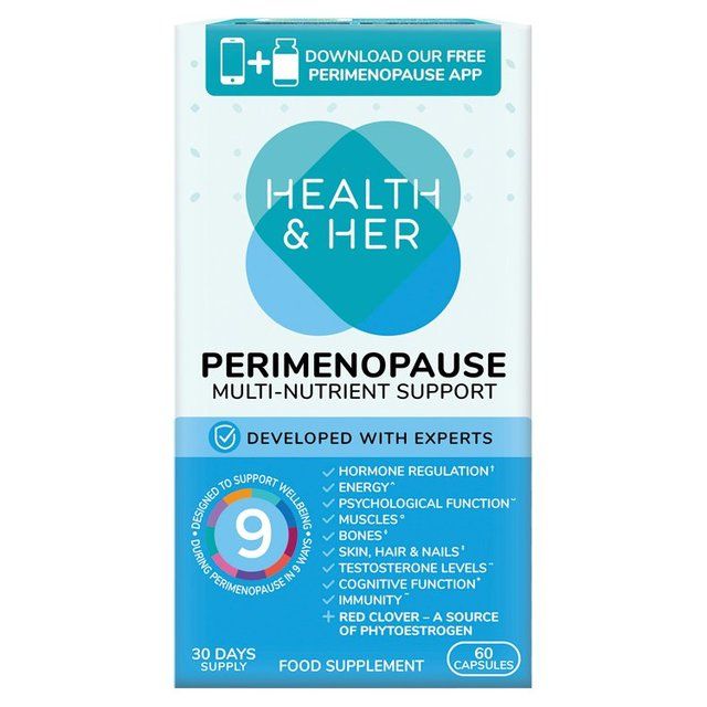 Health &amp;amp; Her Perimenopause Multi-nutrient Support Supplement Capsules    60 per pack