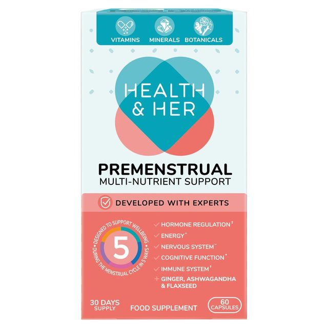 Health &amp;amp; Her Premenstrual Multi-nutrient Support Supplement Capsules    60 per pack