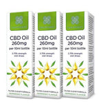 Healthspan CBD Oil 250mg Drops 10ml x 3 Bundle