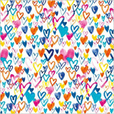 Hearts Gift Wrap Sheets &amp;amp; Tags   2 per pack