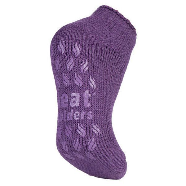 Heat Holders Ladies Ankle Thermal Slipper Socks 4-8 UK Lilac / 1EA