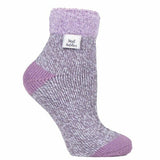 Heat Holders Ladies Thermal Lined Bed Socks 4-8 UK Grey (S Feather)