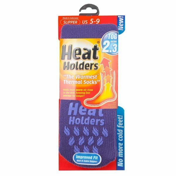 Heat Holders Ladies Thermal Slipper Socks 4-8 UK