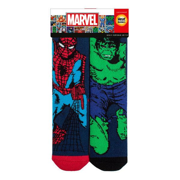 Heat Holders Lite Mens Novelty Marvel Socks 6-11 UK