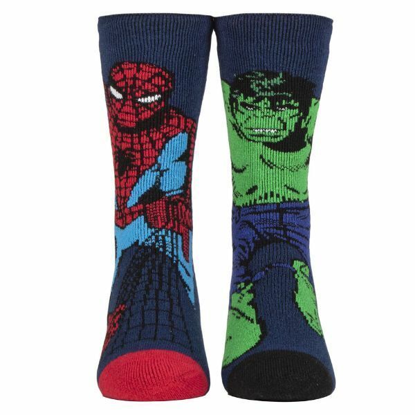 Heat Holders Lite Mens Novelty Marvel Socks 6-11 UK