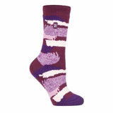 Heat Holders Lite Womens Insulated Thermal Socks 4-8 UK Jacquard (Inter Galactic)