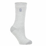 Heat Holders Lite Womens Insulated Thermal Socks 4-8 UK Silver Grey (Venice)