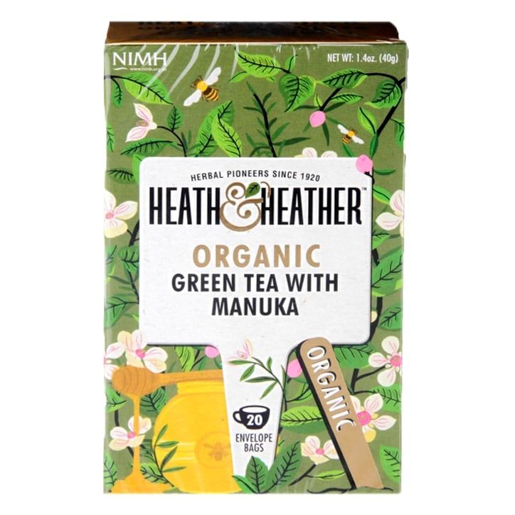 Heath & Heather Organic Green Tea 20 Tea Bags