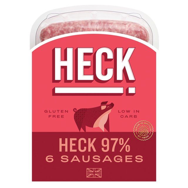 Heck 97%  Gluten Free Pork Sausages   400g