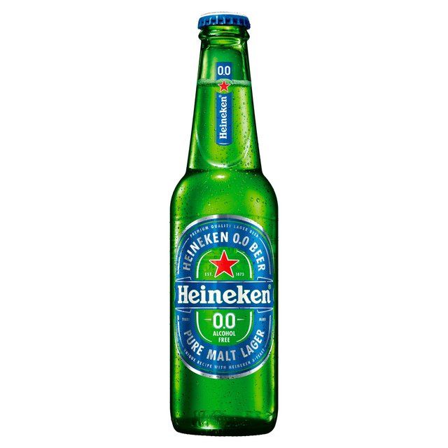 Heineken 0.0 Alcohol Free Beer Bottles