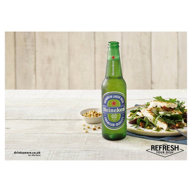 Heineken 0.0 Alcohol Free Beer Bottles   4 x 330ml