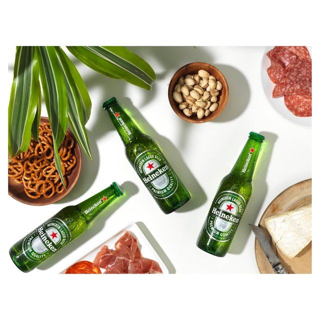 Heineken Lager Beer Bottles Chilled to Your Door   12 x 330ml
