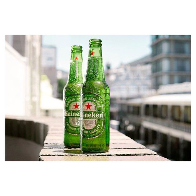 Heineken Lager Beer Bottles Chilled to Your Door   12 x 330ml