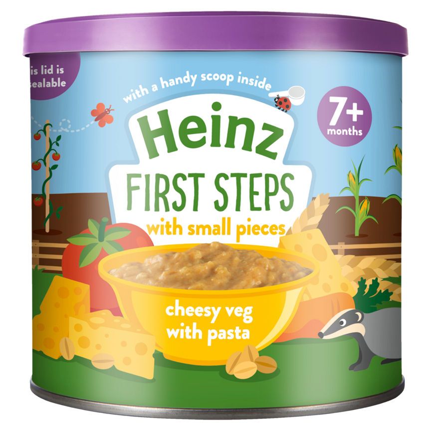 Heinz 7+ Months First Steps Cheesy Veg with Pasta Baby Food