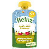 Heinz Apple, Pear &amp;amp; Banana Fruit Pouch Baby Food 6+ Months