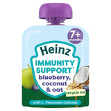 Heinz Baby Food Blueberry, Coconut &amp;amp; Oat Immunity Support Fruit Pouch 7+ Months