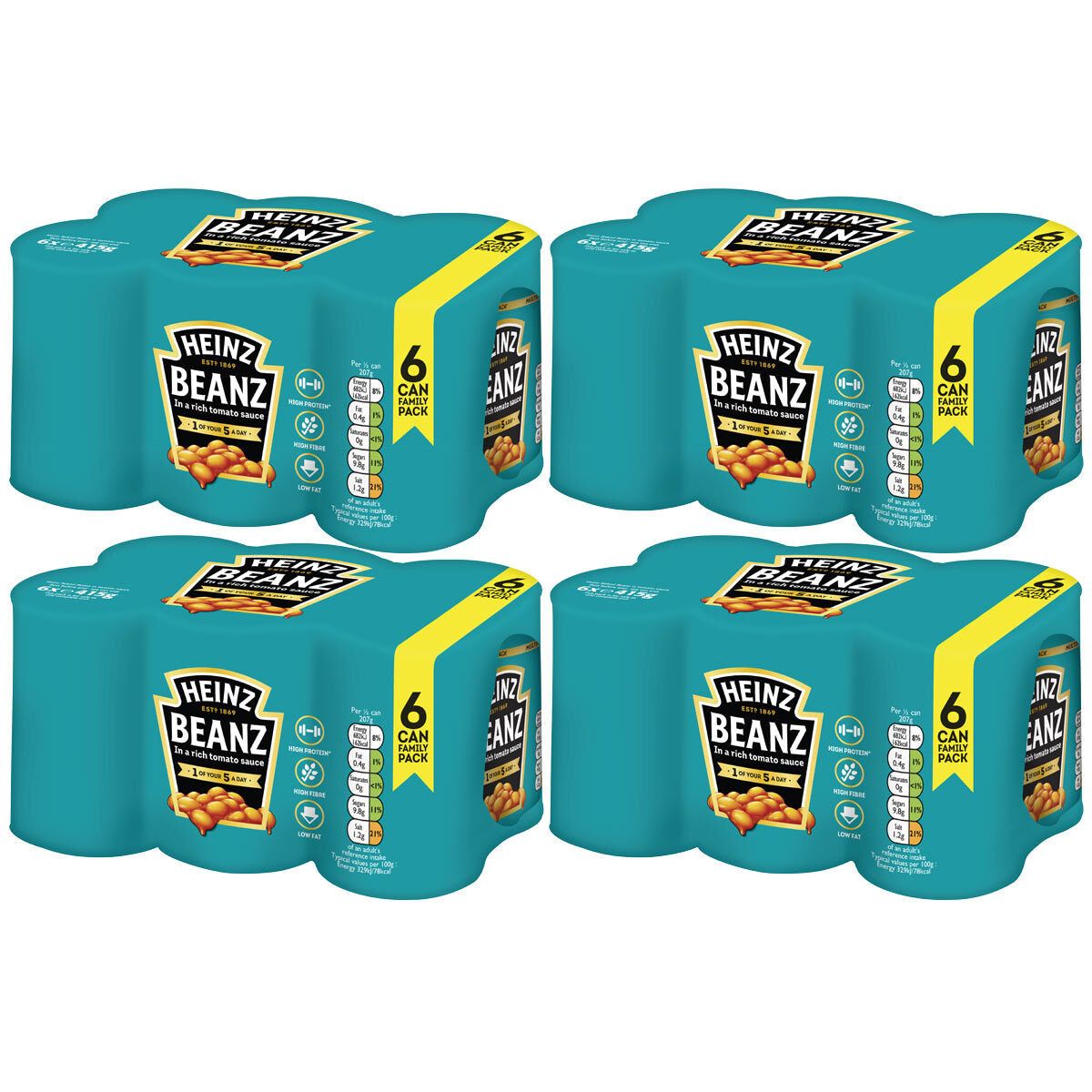 Heinz Baked Beans, 24 x 415g