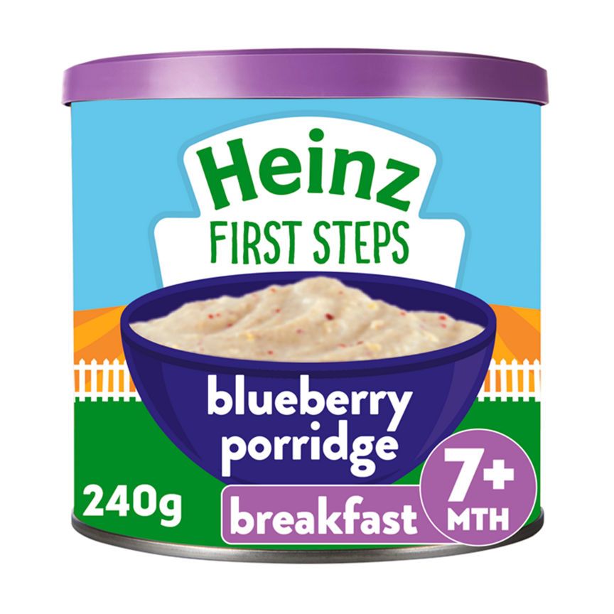 Heinz Blueberry Oaty Baby Porridge 7+ Months