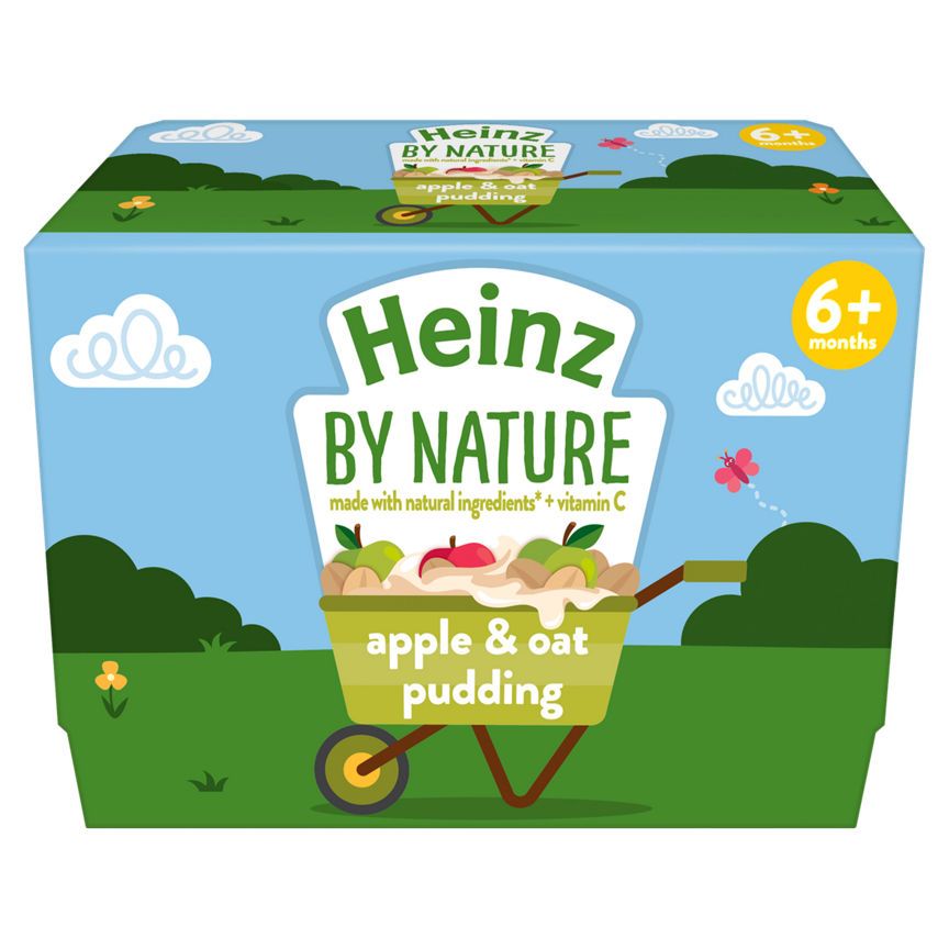 Heinz By Nature Apple &amp;amp; Oat Pudding 4+ Months