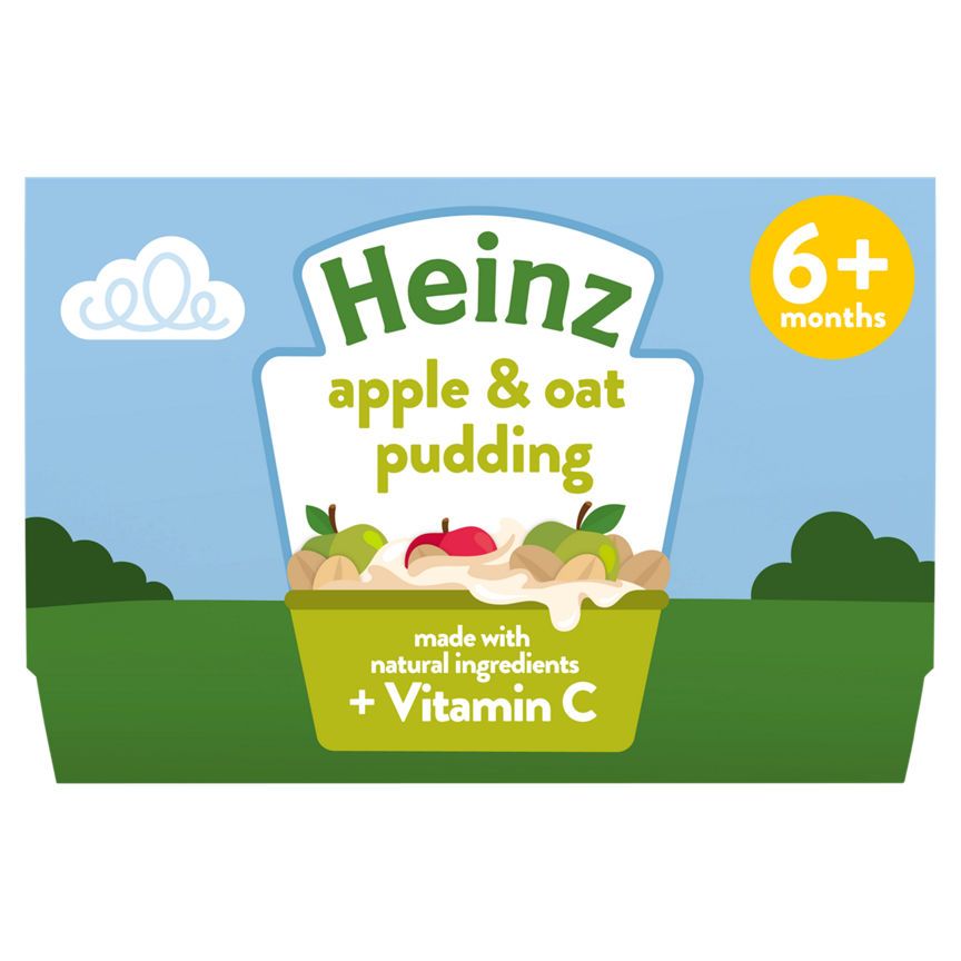 Heinz By Nature Apple & Oat Pudding Baby Food 6+ Months