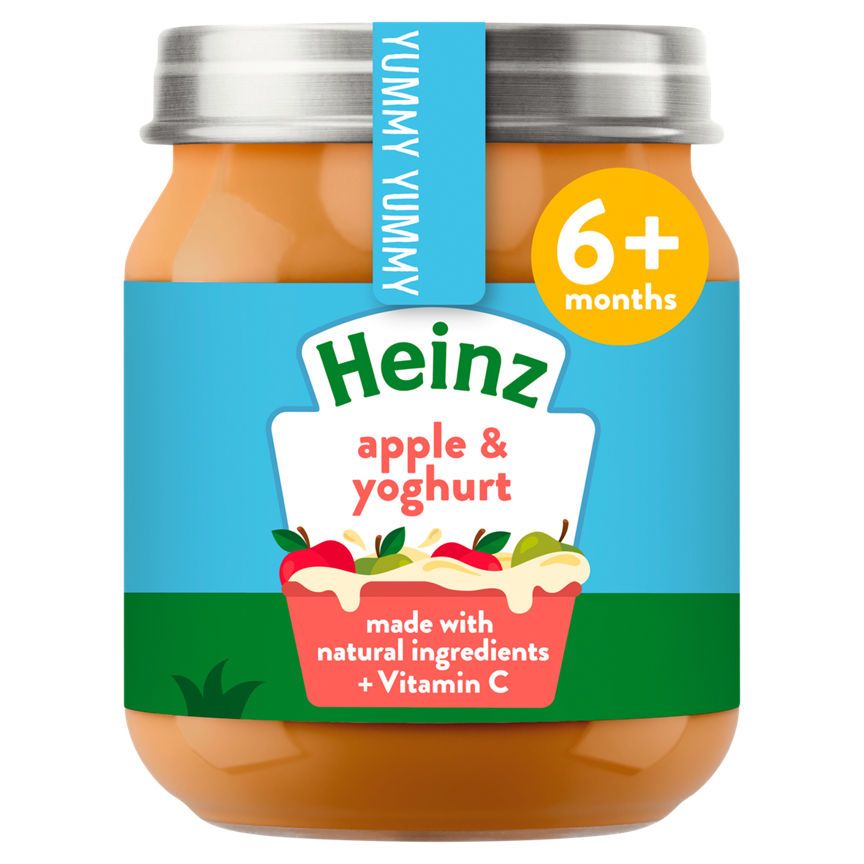Heinz By Nature Apple &amp;amp; Yoghurt Baby Food Jar 6+ Months